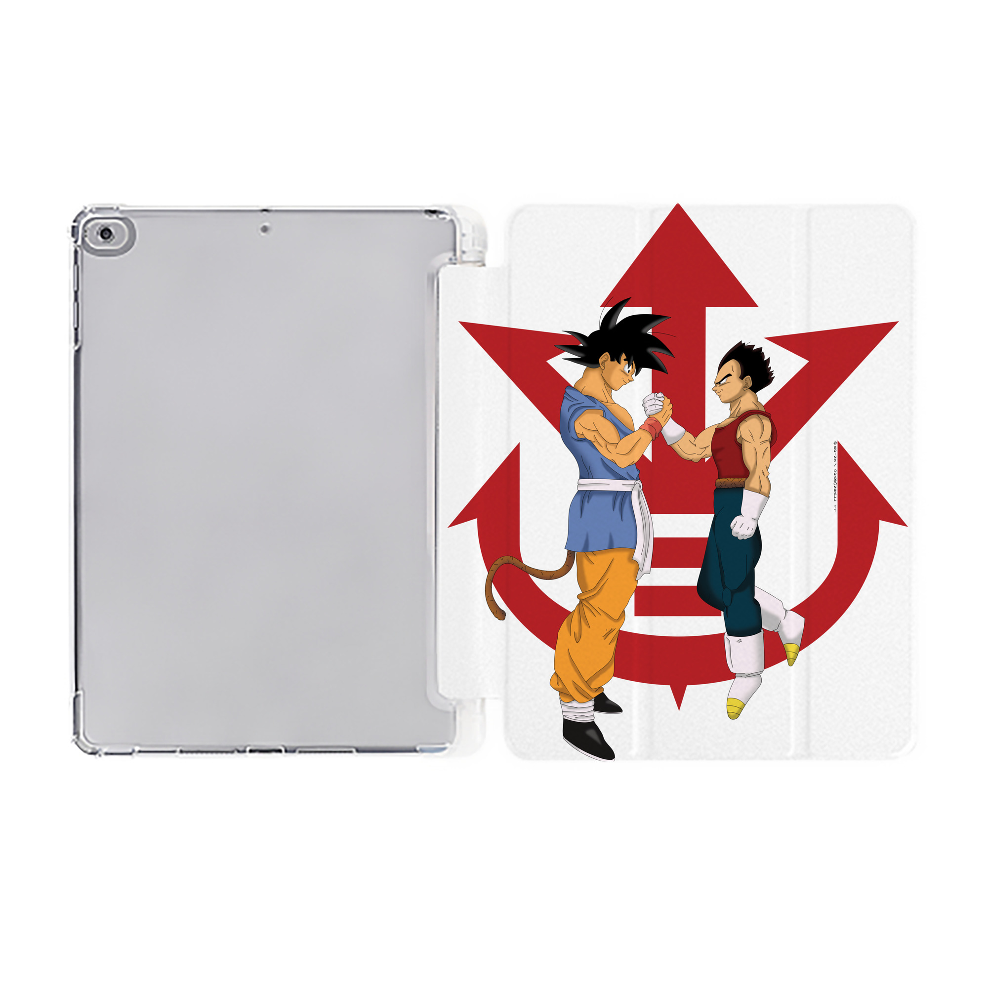 （画像用） ドラゴンボール 孫悟空（そん ごくう）Son Goku カカロット DRAGON BALL Kakarotto IPad ケース ペン収納付き 三つ折りスタンド PUレザー×シリコン 対応機種9.5/10.5/10.9インチ